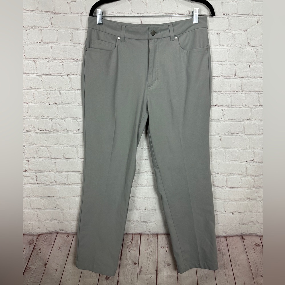 VRST Pants Men's Regular Fit Stretch Performance 5 Pockets Chino gray sz 34 x 28